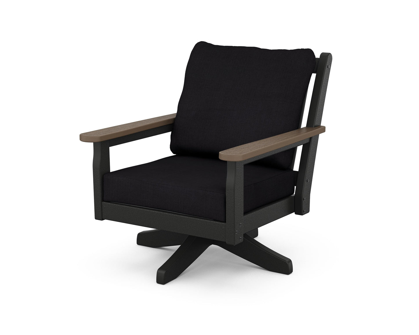Chippendale Deep Seating Swivel Chair