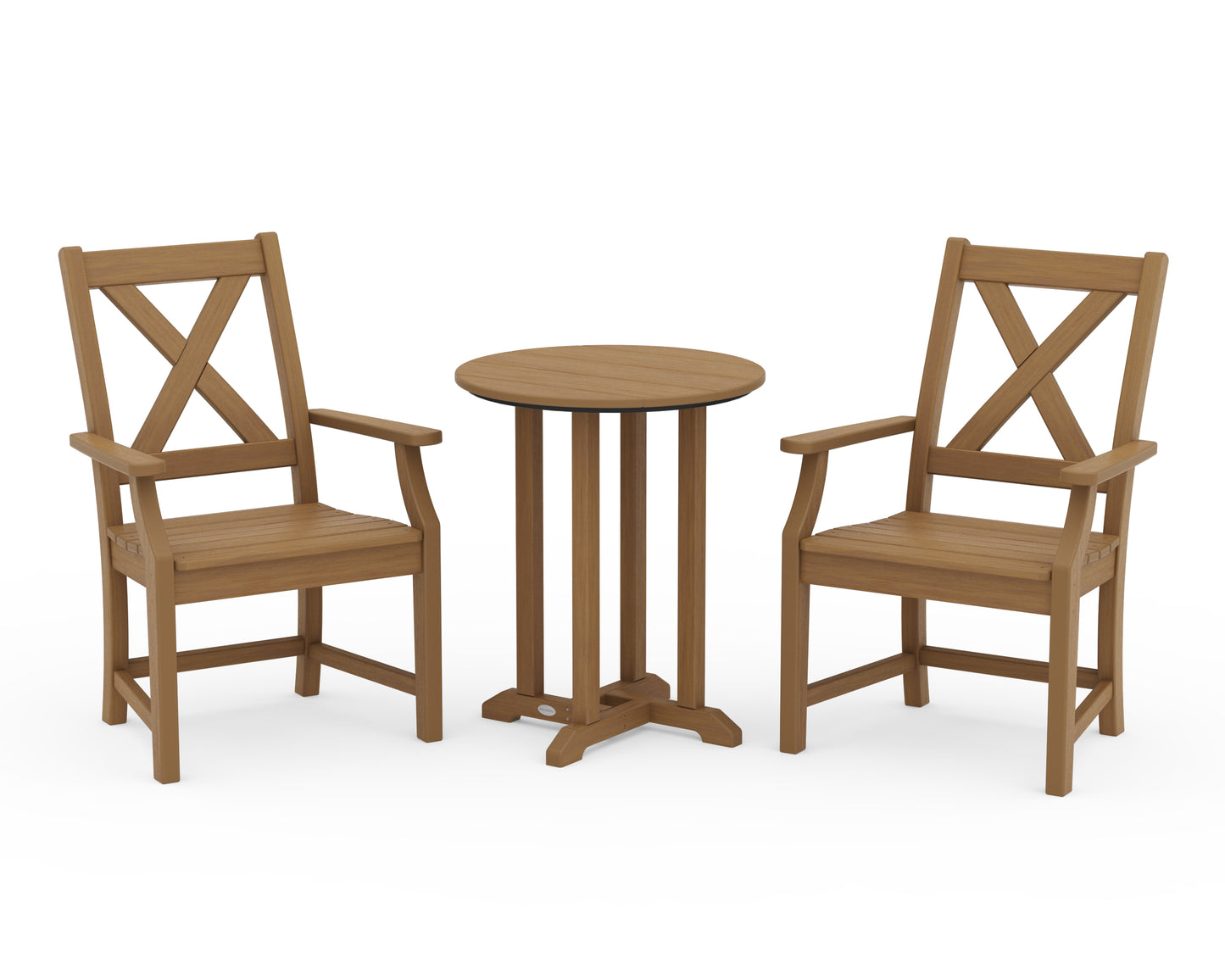 Braxton 3-Piece Round Bistro Dining Set