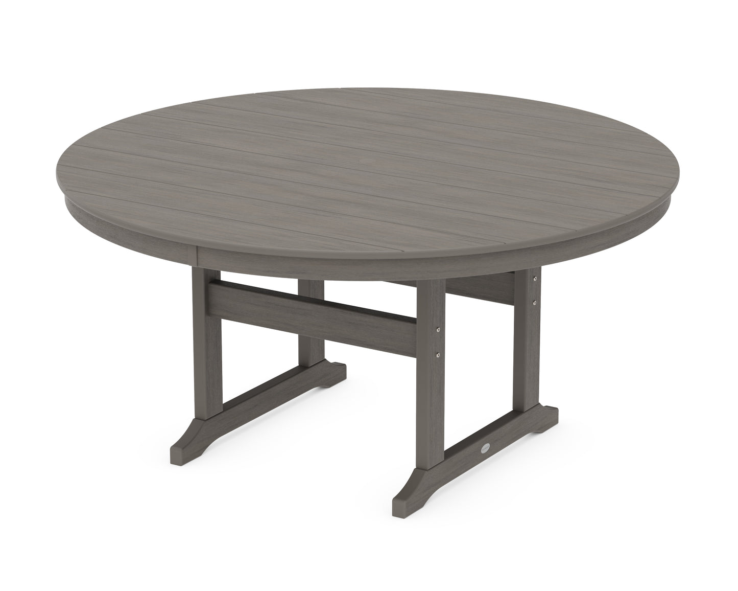 60" Round Farmhouse Dining Table