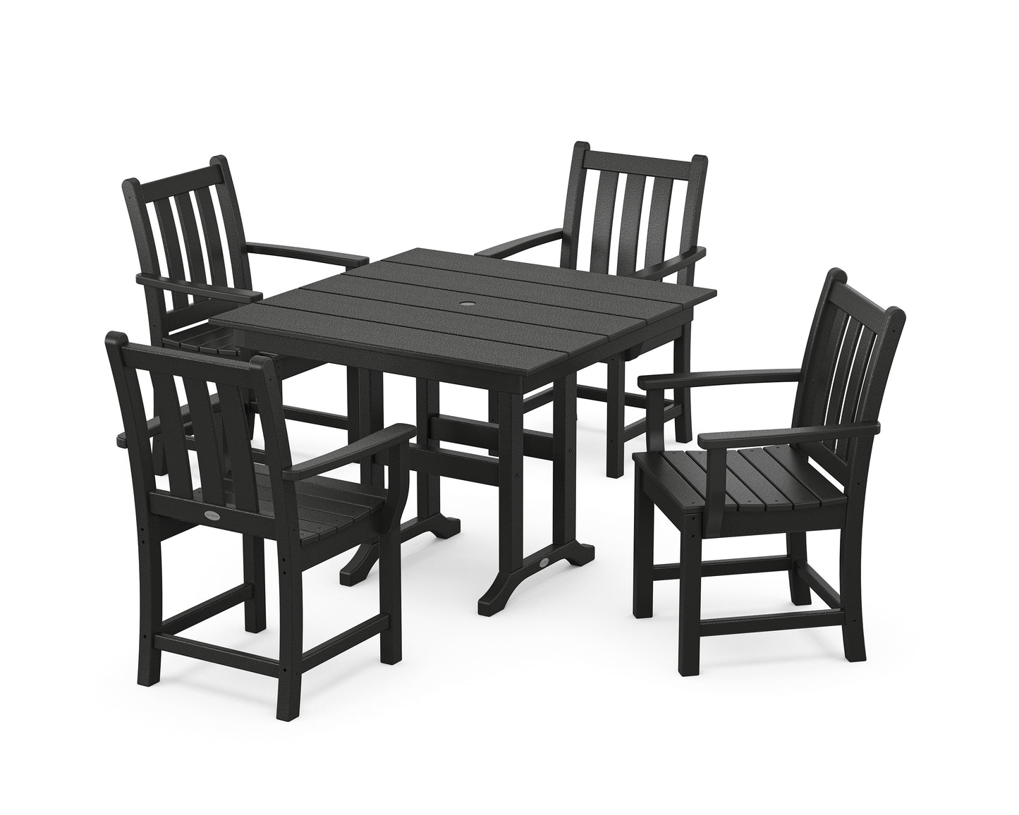 Traditional Garden 5-Piece Farmhouse Dining Set