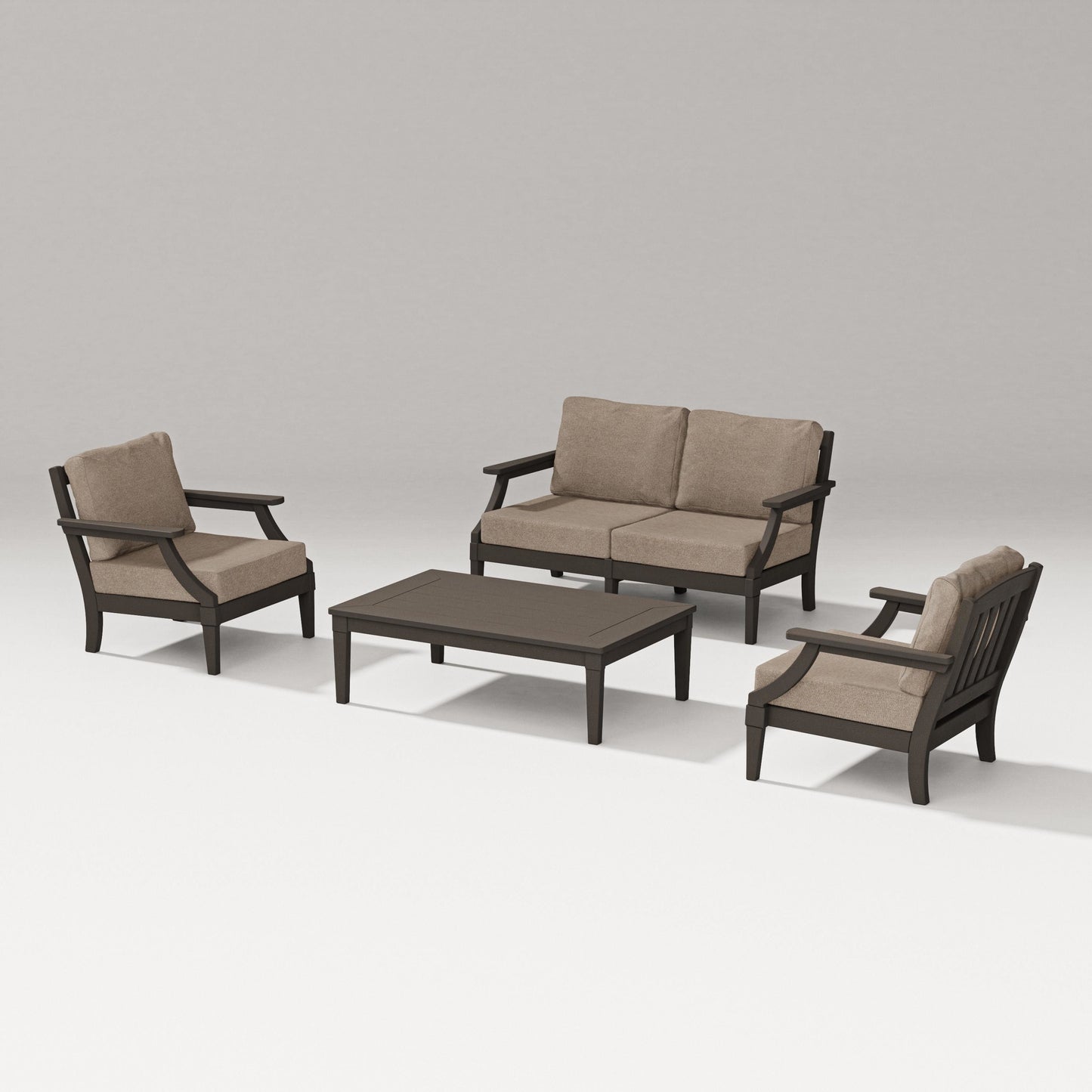 Estate Lounge 4-Piece Loveseat Set