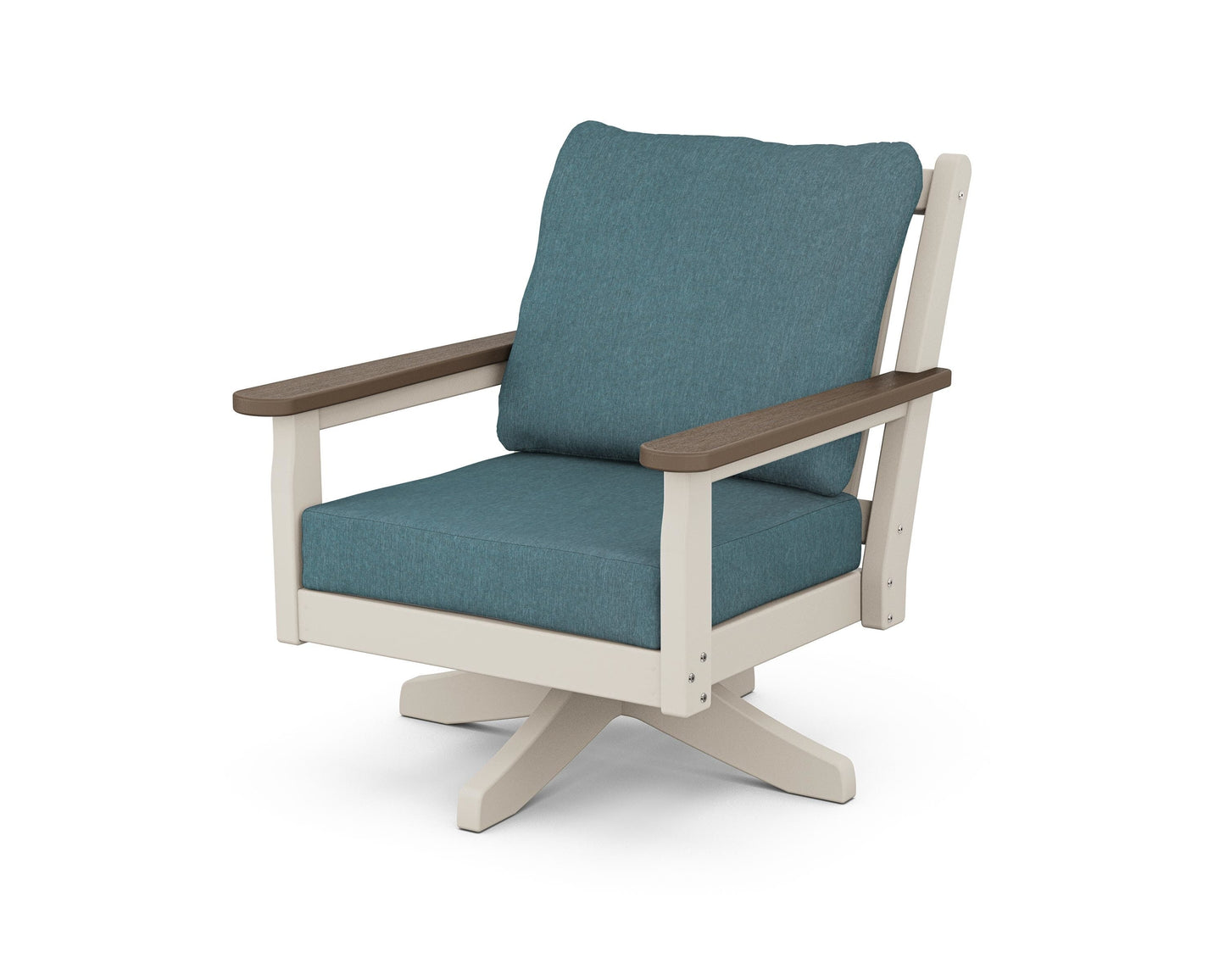 Chippendale Deep Seating Swivel Chair