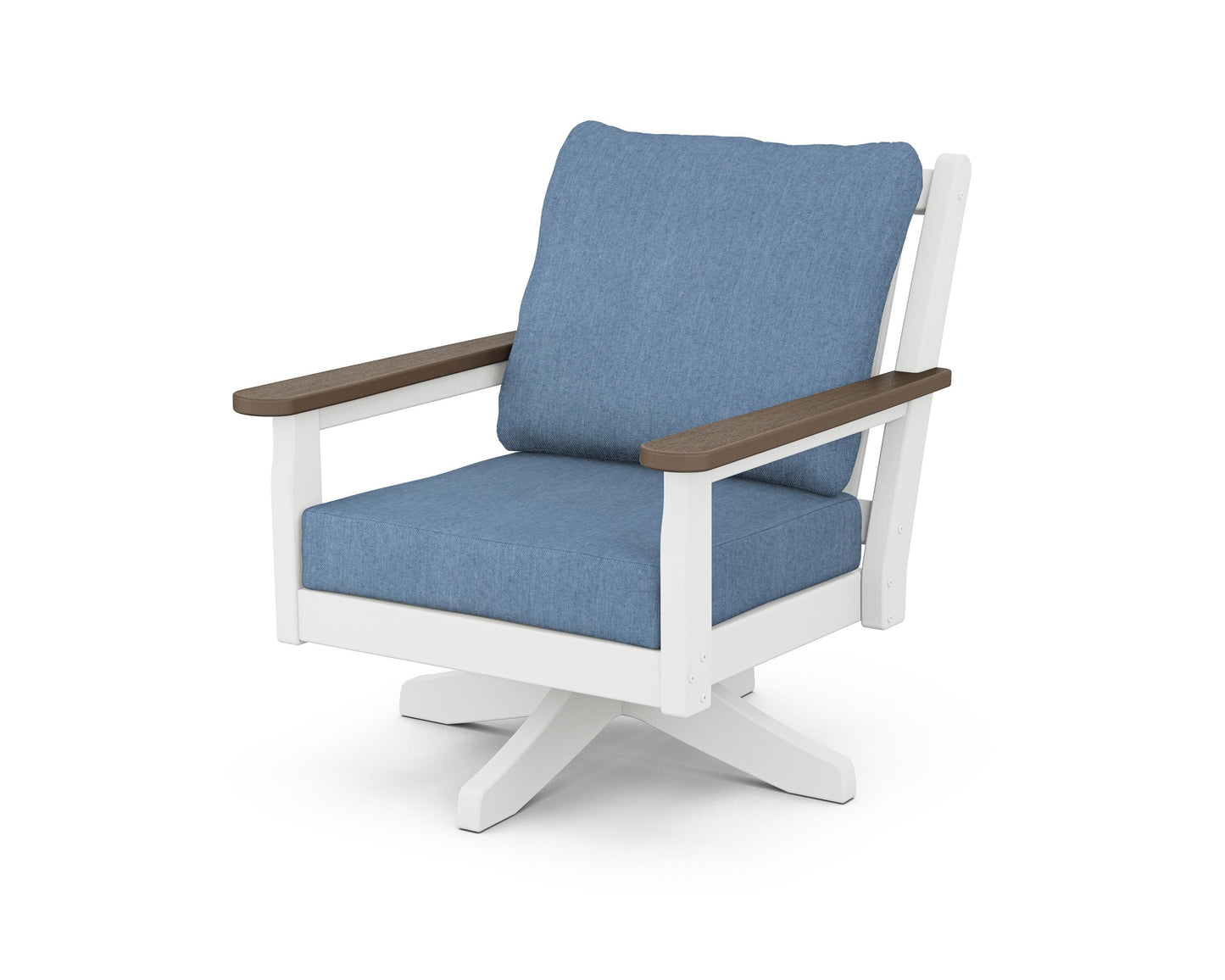 Chippendale Deep Seating Swivel Chair