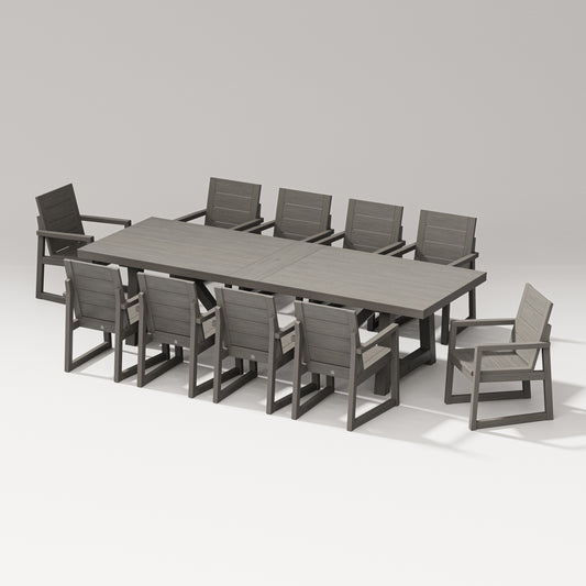 Elevate 11-Piece A-Frame Table Dining Set