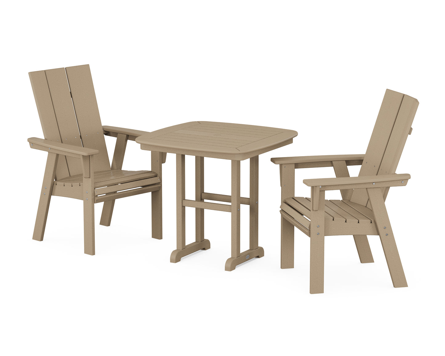 Modern Adirondack 3-Piece Dining Set