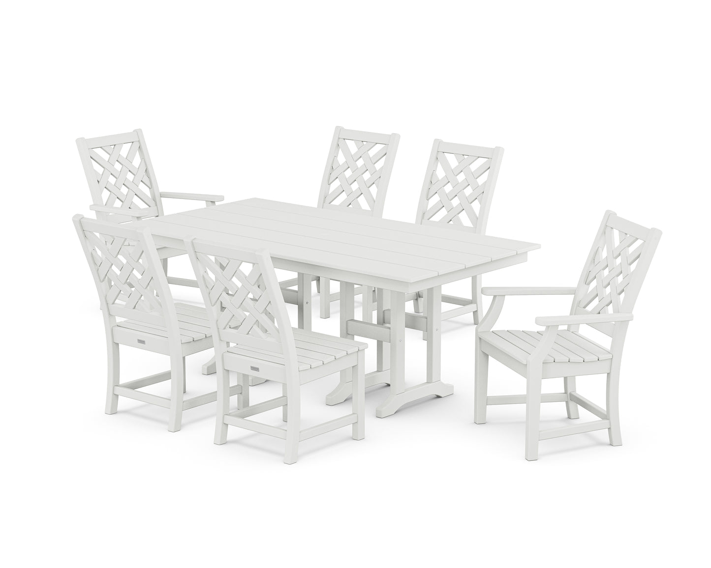 Wovendale 7-Piece Farmhouse Dining Set