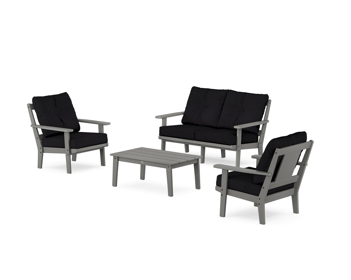 Prairie 4-Piece Deep Seating Set with Loveseat