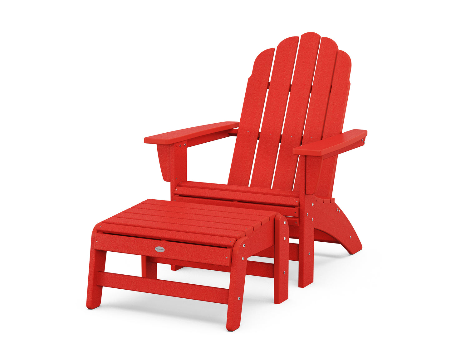 Vineyard Grand Adirondack Chair with Ottoman