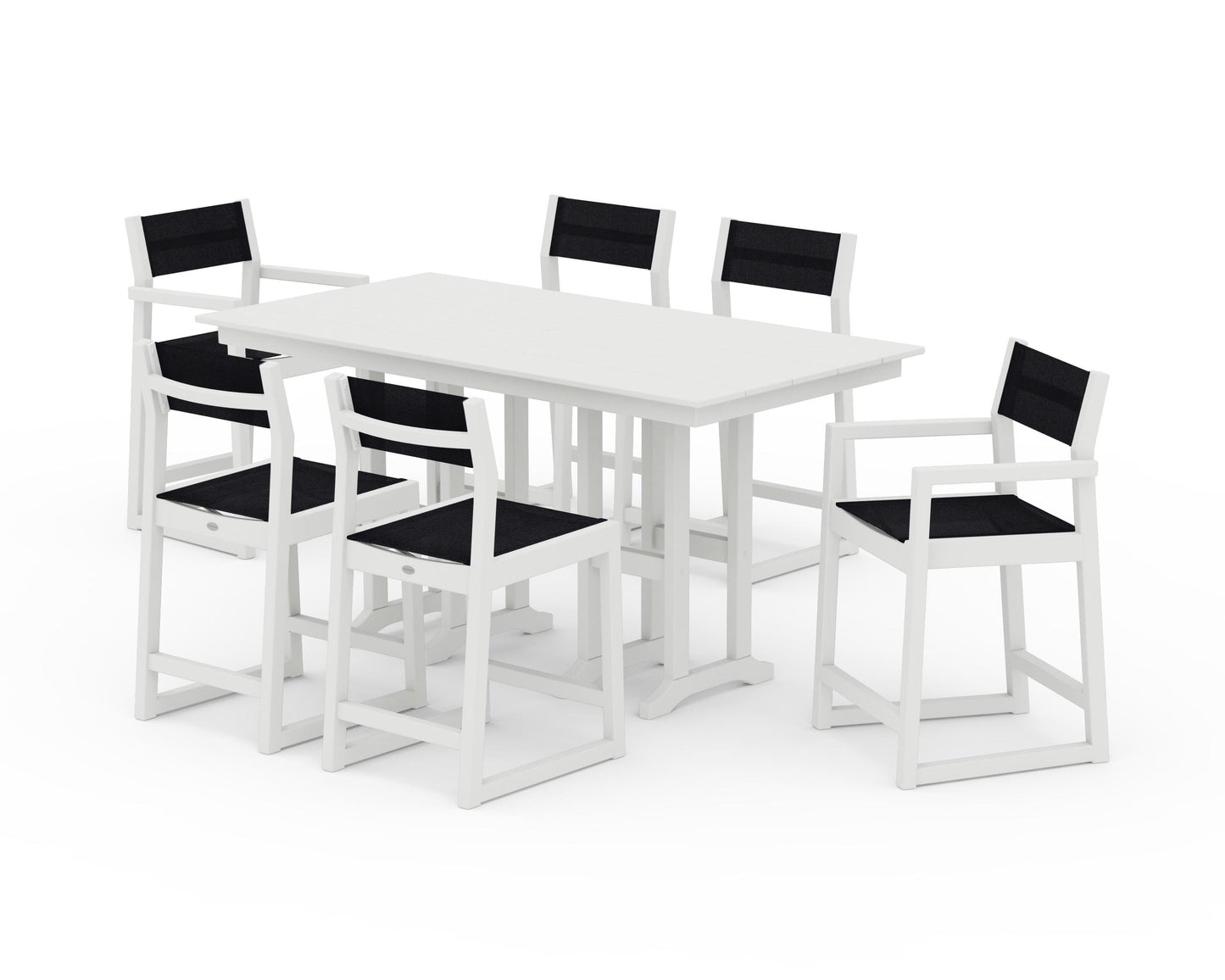 EDGE Sling 7-Piece Farmhouse Counter Set