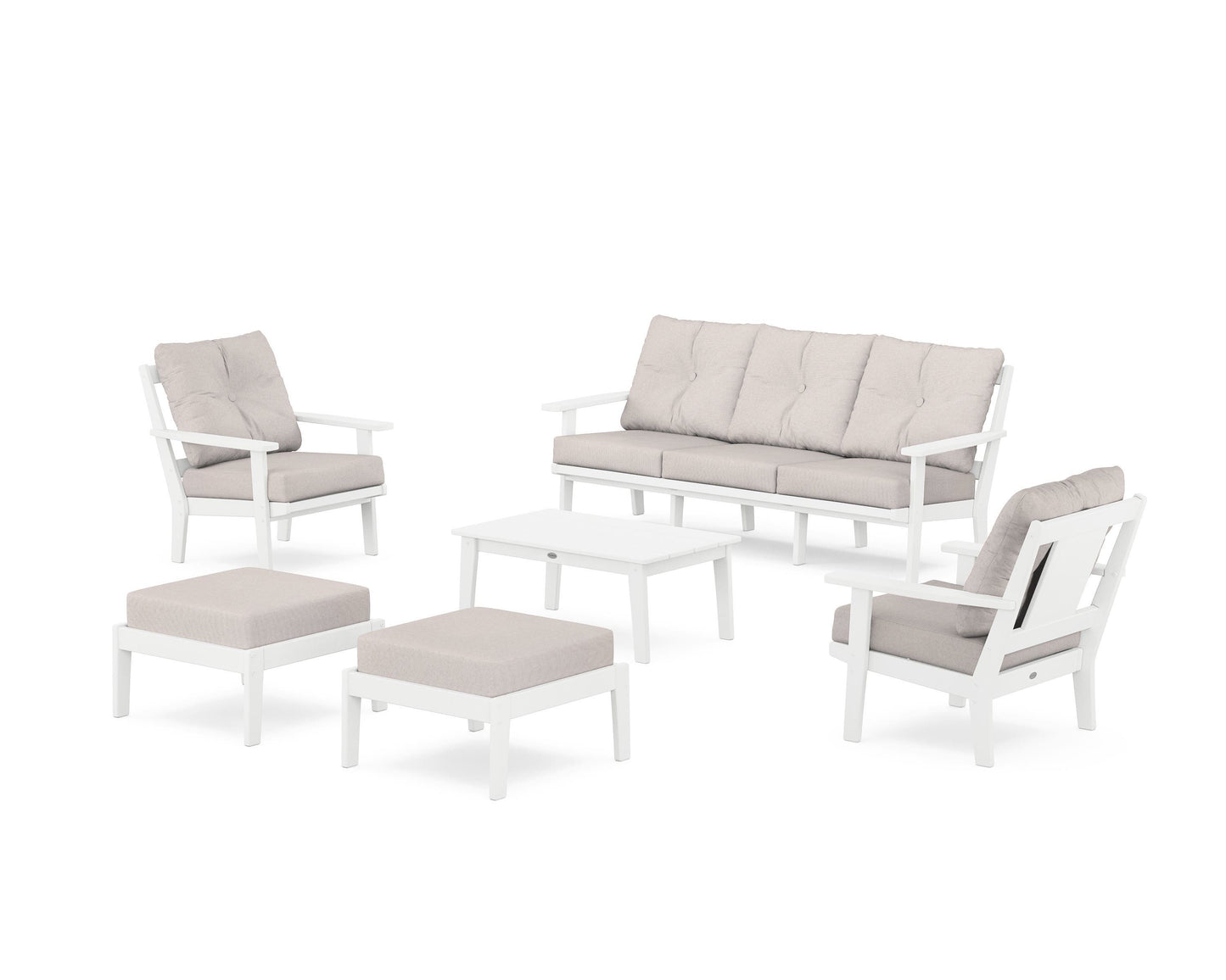 Prairie 6-Piece Lounge Sofa Set