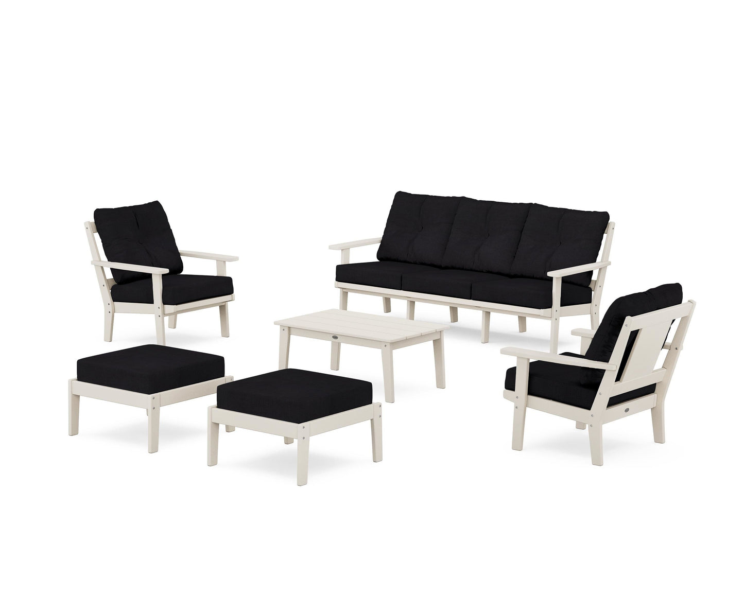 Prairie 6-Piece Lounge Sofa Set