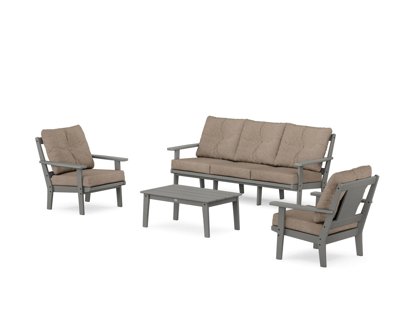 Prairie 4-Piece Deep Seating Set with Sofa