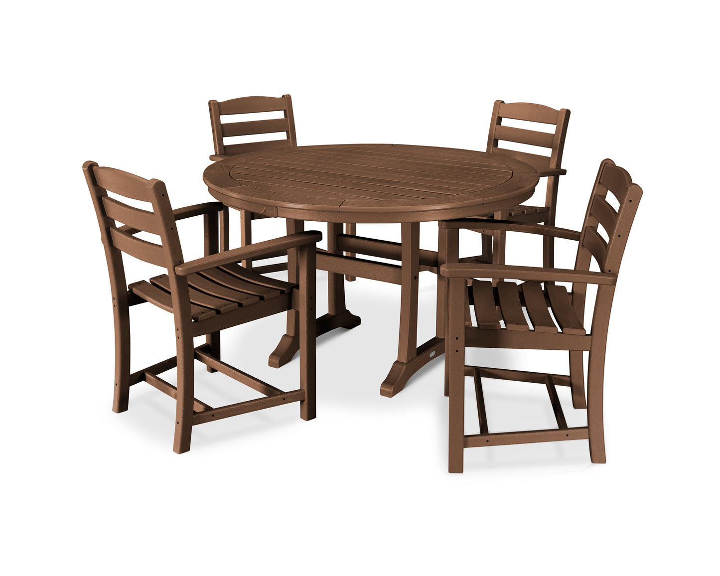 La Casa Caf‚ 5-Piece Arm Chair Dining Set