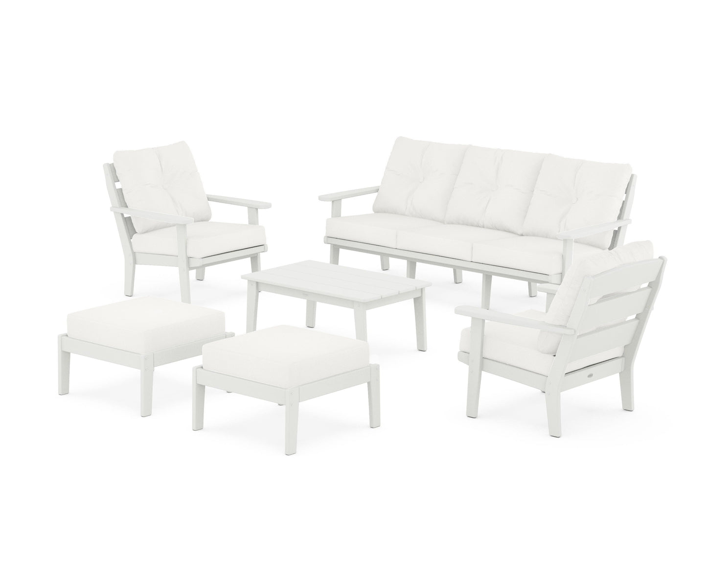 Lakeside 6-Piece Lounge Sofa Set