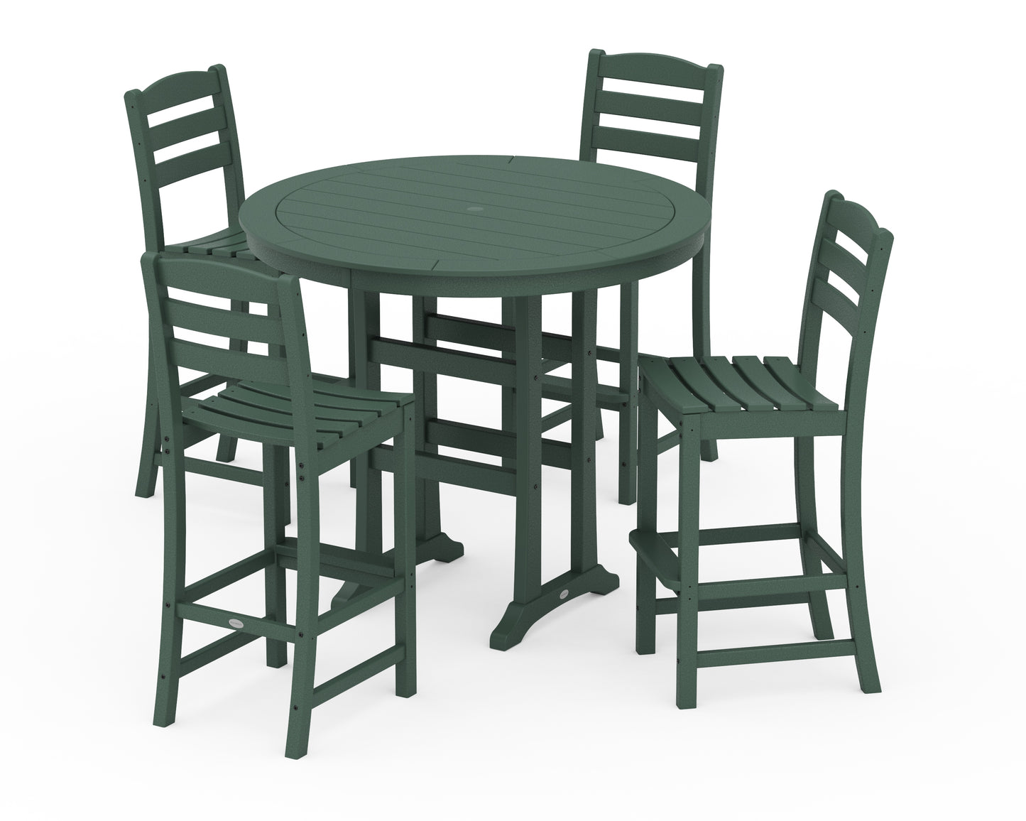 La Casa CafÃ© 5-Piece Side Chair Bar Dining Set