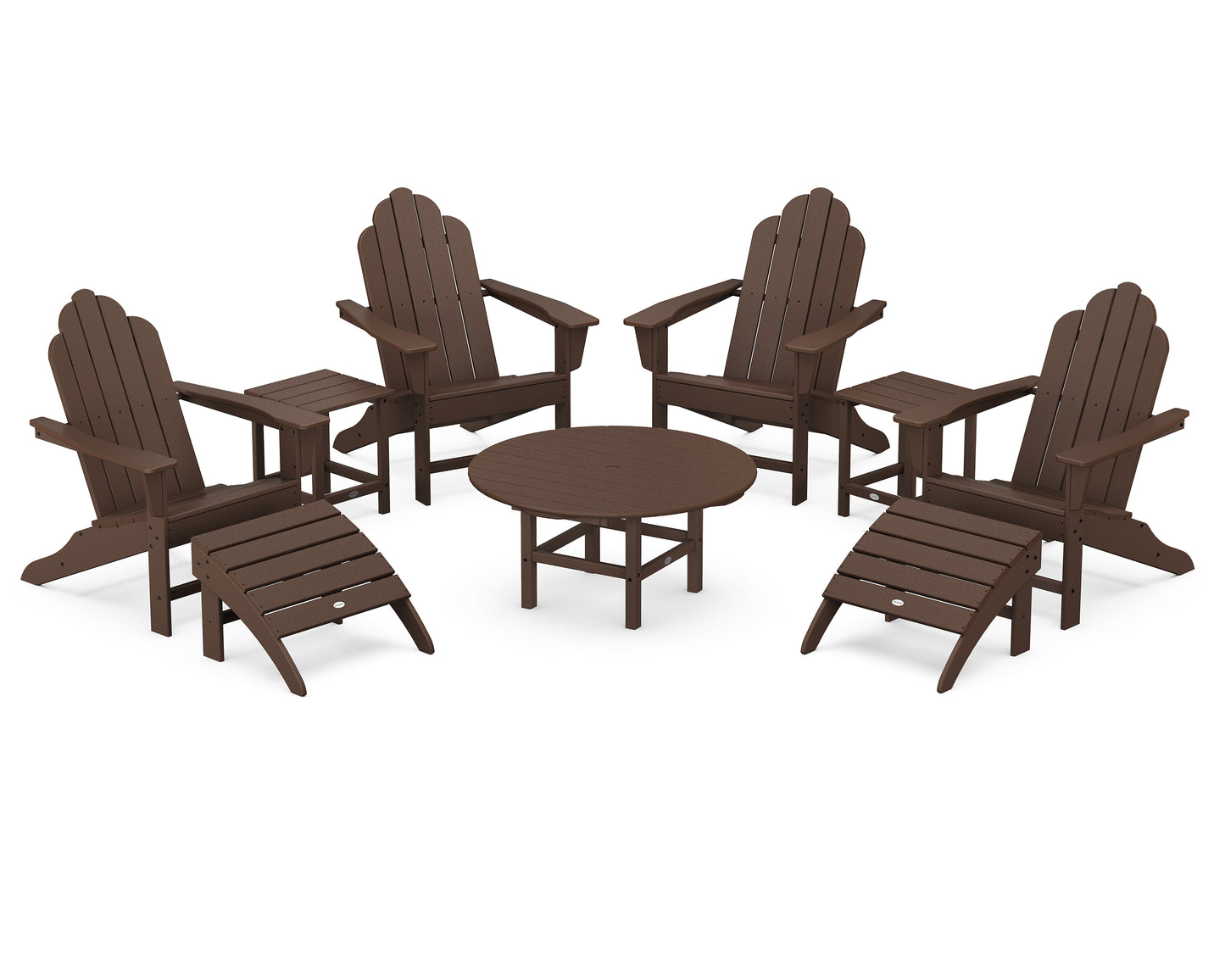 Long Island Adirondack 9-Piece Conversation Group