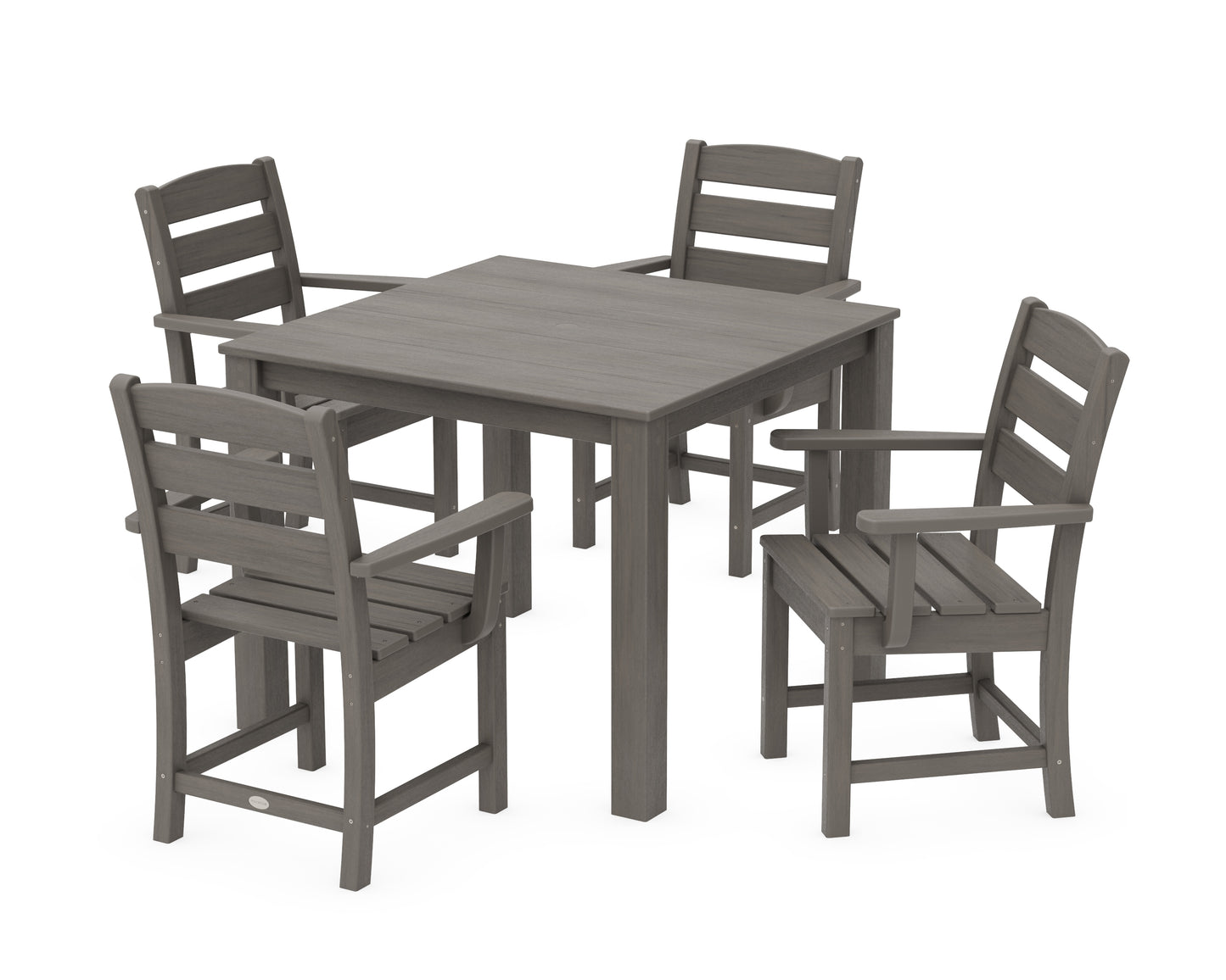 Lakeside 5-Piece Parsons Dining Set