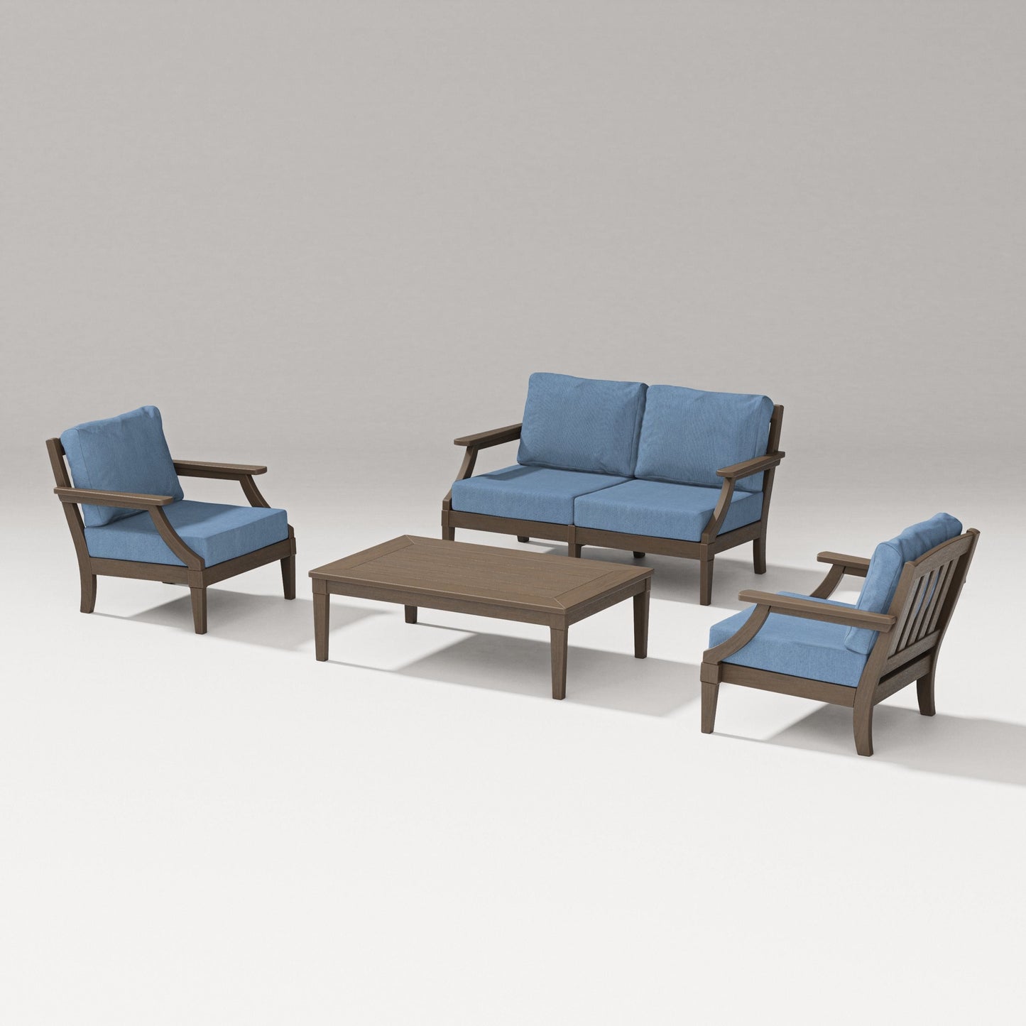 Estate Lounge 4-Piece Loveseat Set