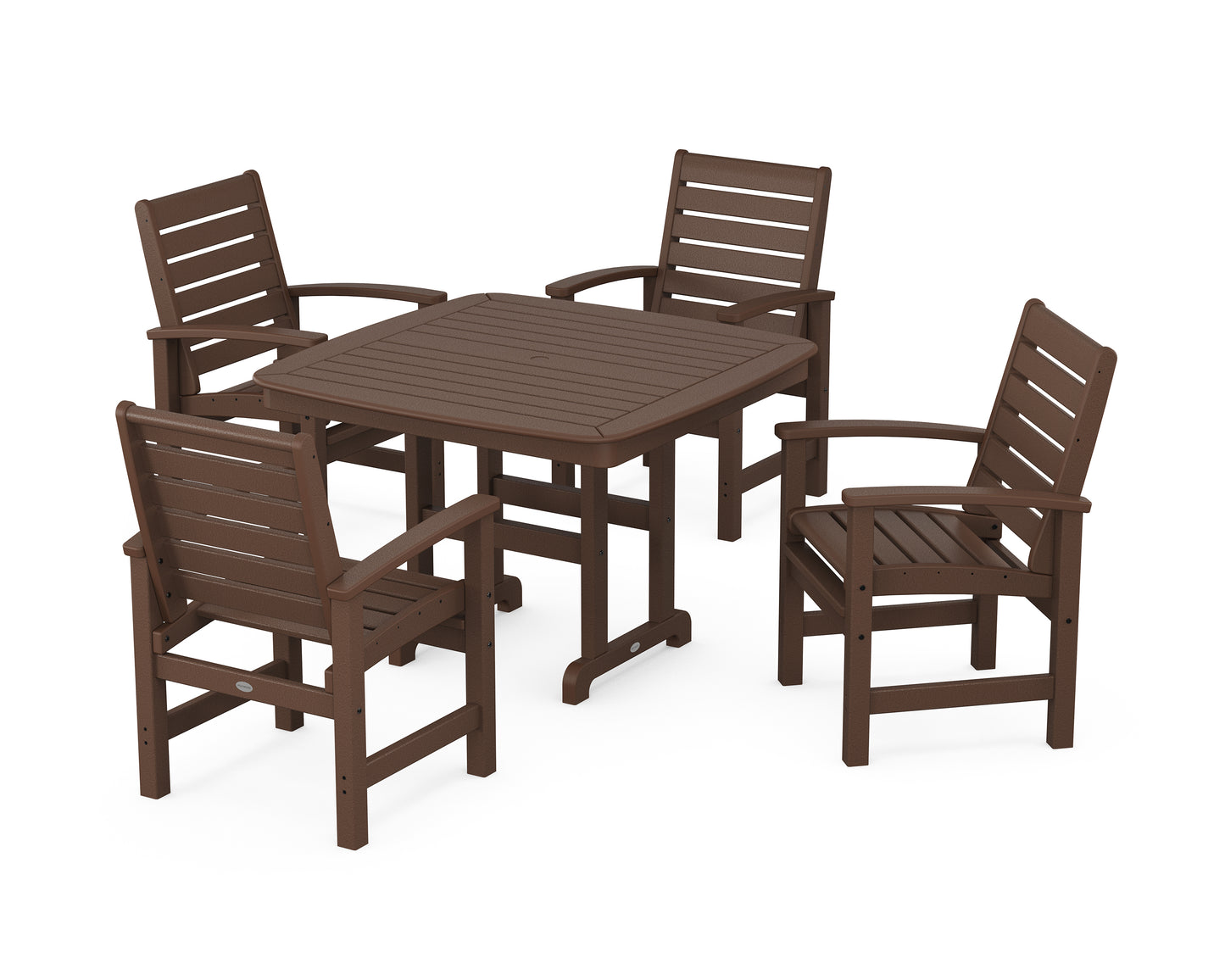 Signature 5-Piece Dining Set with Trestle Legs