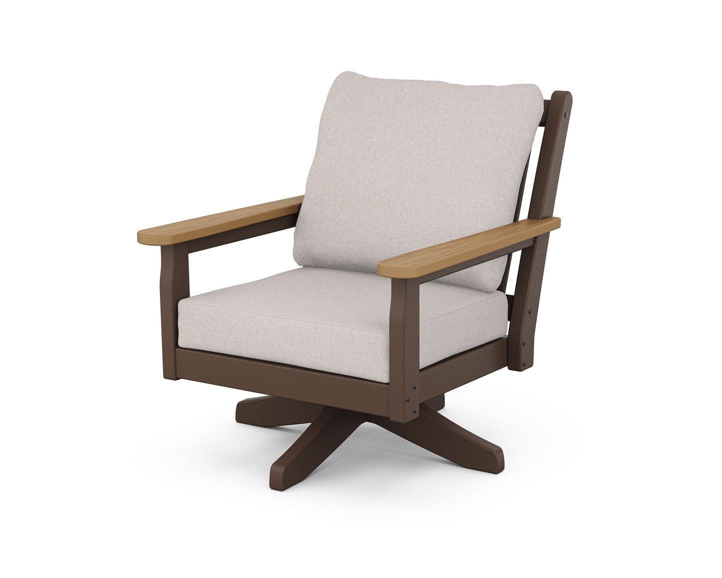 Chippendale Deep Seating Swivel Chair