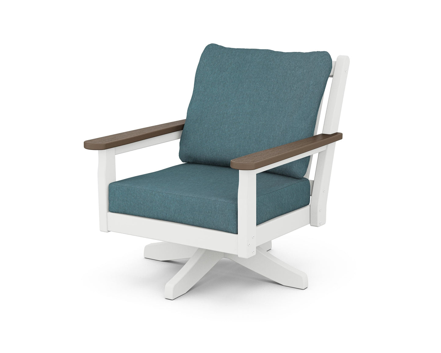 Chippendale Deep Seating Swivel Chair