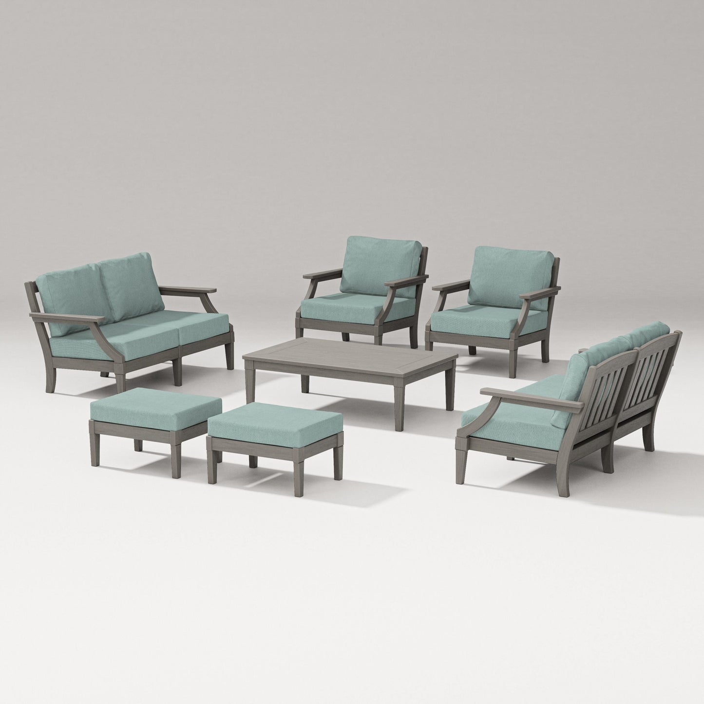 Estate 7-Piece Lounge Loveseat Set