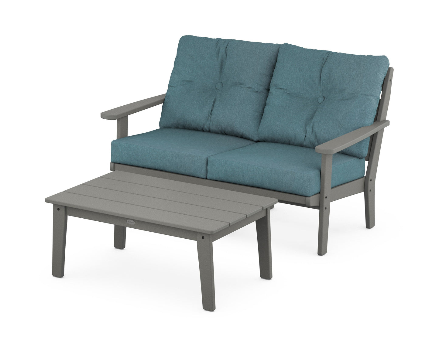 Lakeside 2-Piece Lounge Loveseat Set