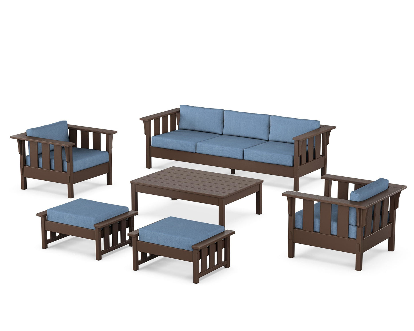 Acadia 6-Piece Lounge Sofa Set