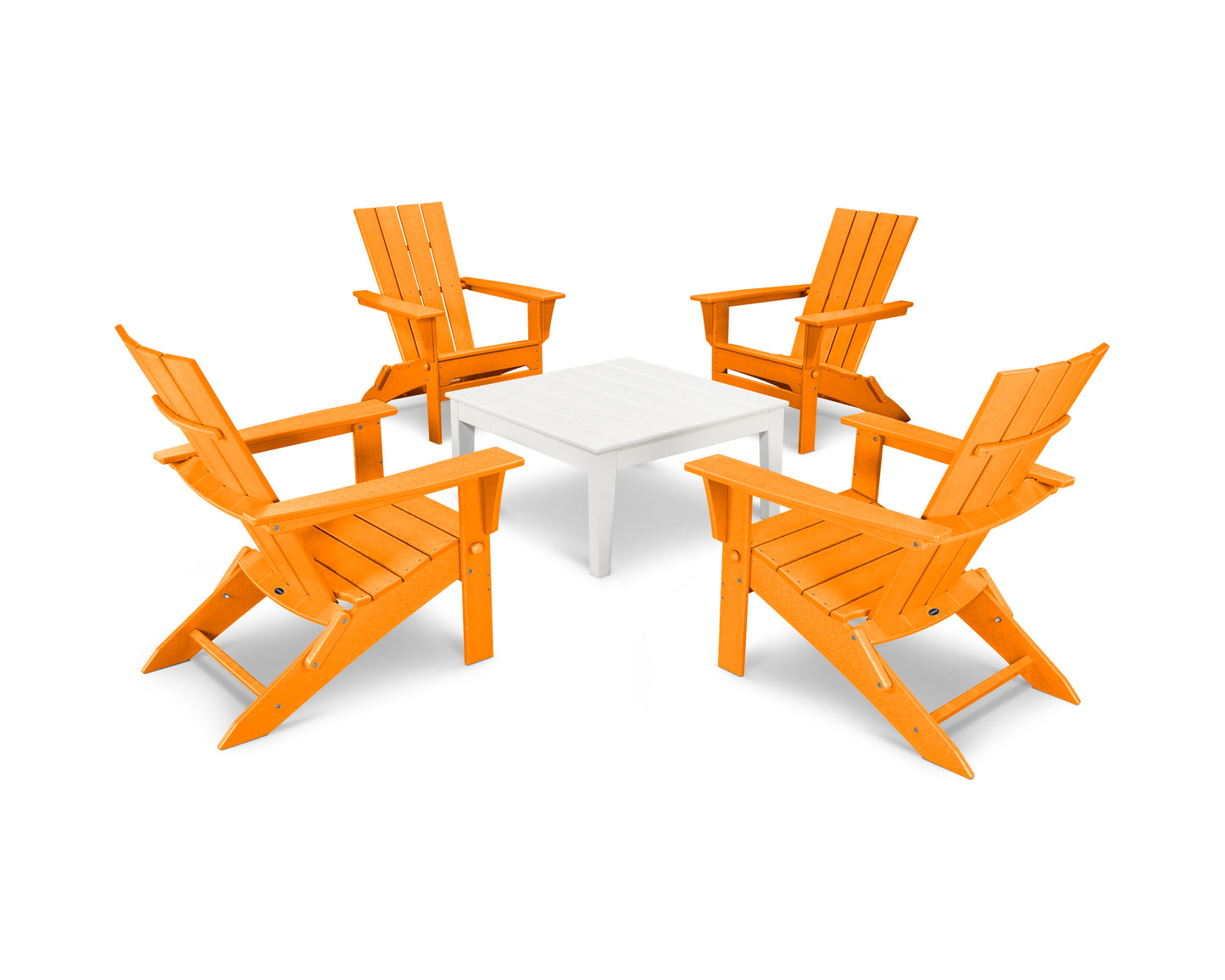 Quattro Folding Chair 5-Piece Conversation Set