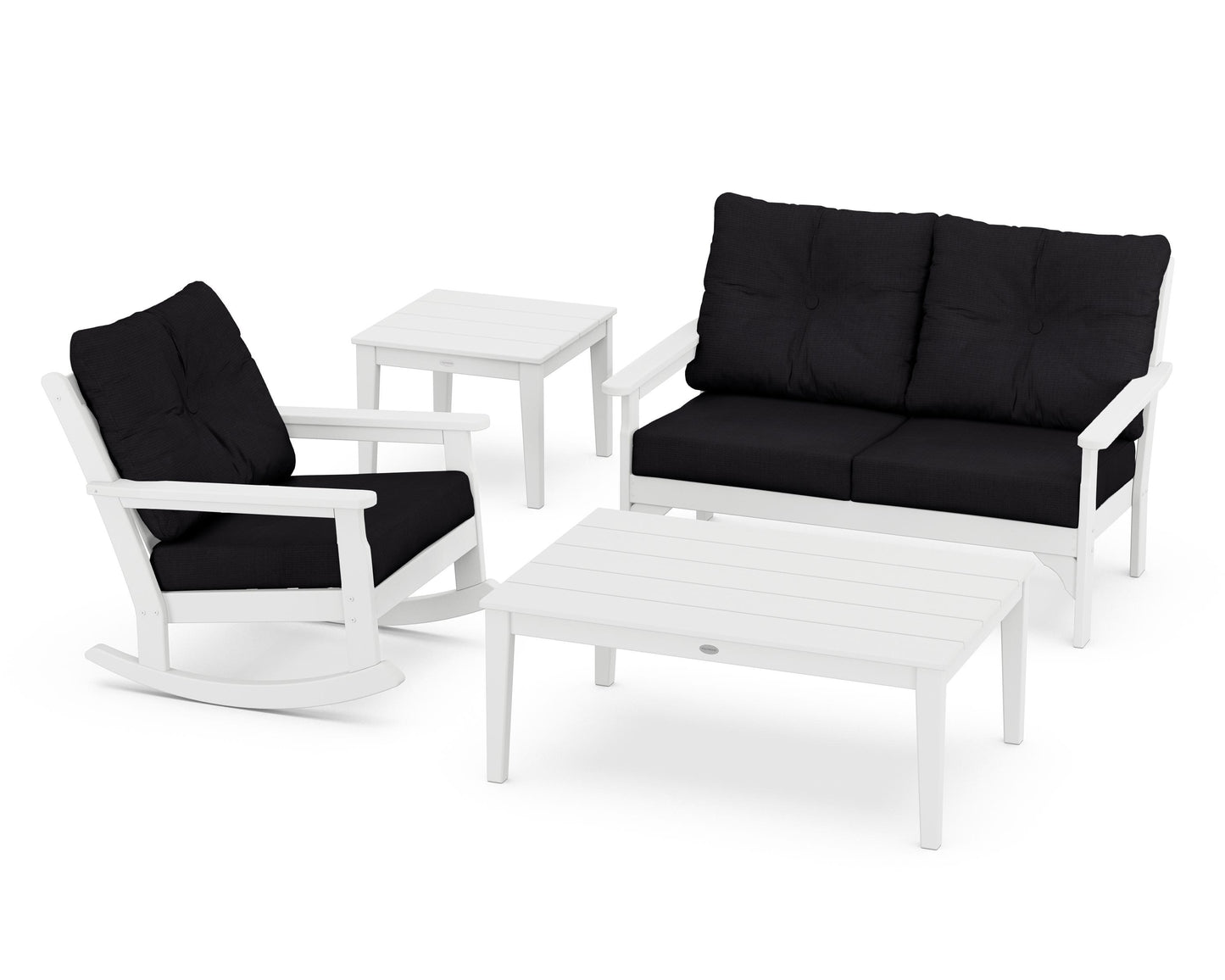 Vineyard 4-Piece Deep Seating Rocker Set