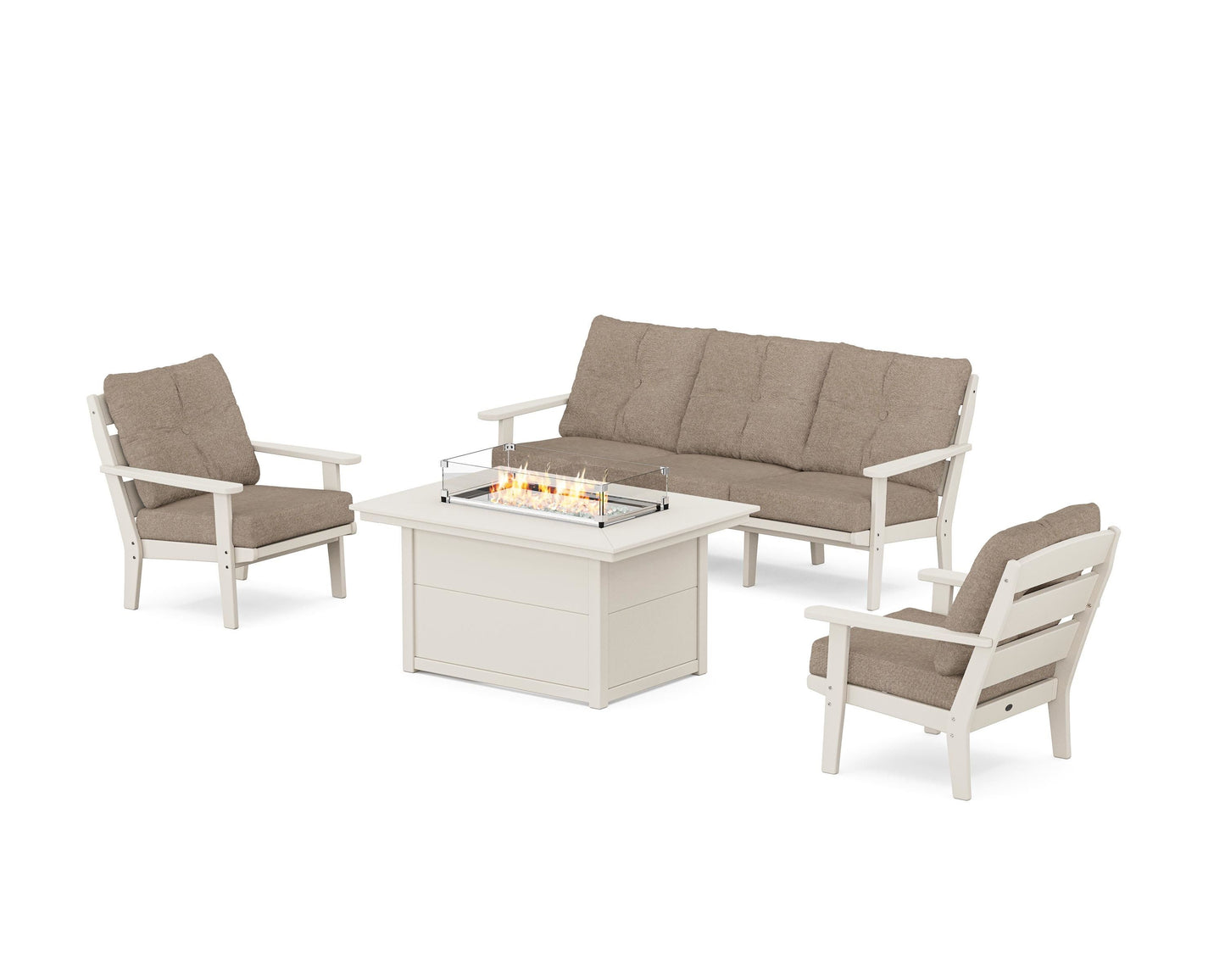 Lakeside Deep Seating Fire Pit Table Set