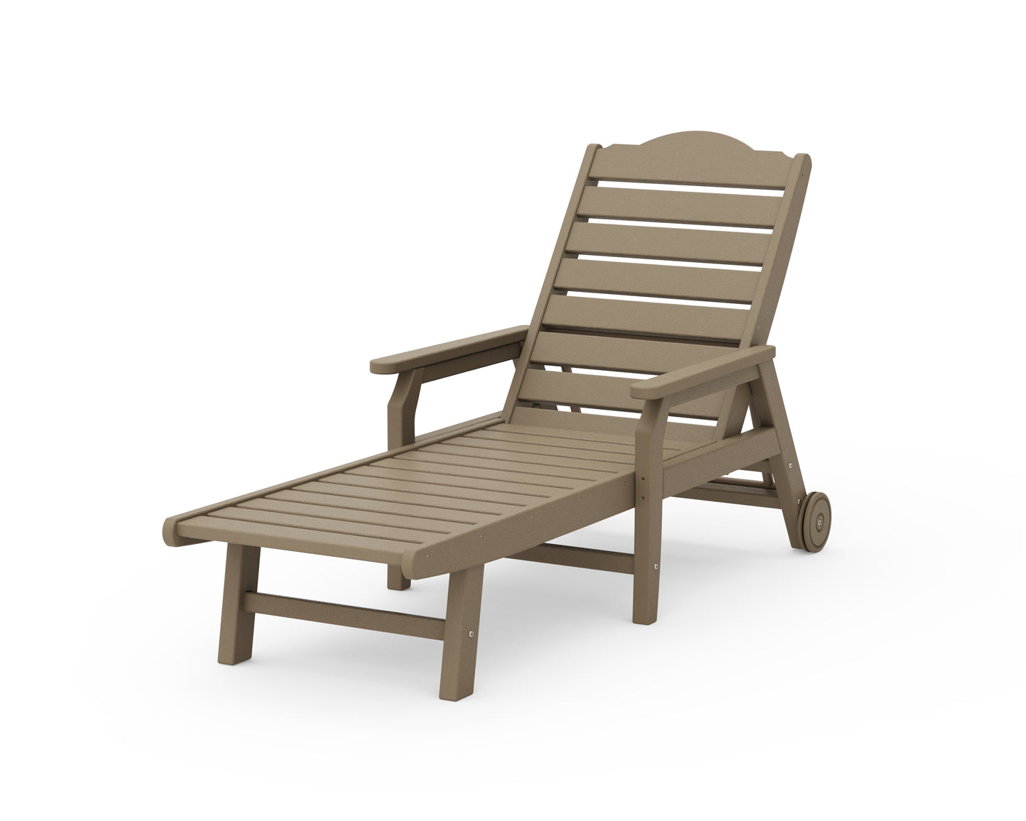 Savannah Chaise with Arms and Wheels