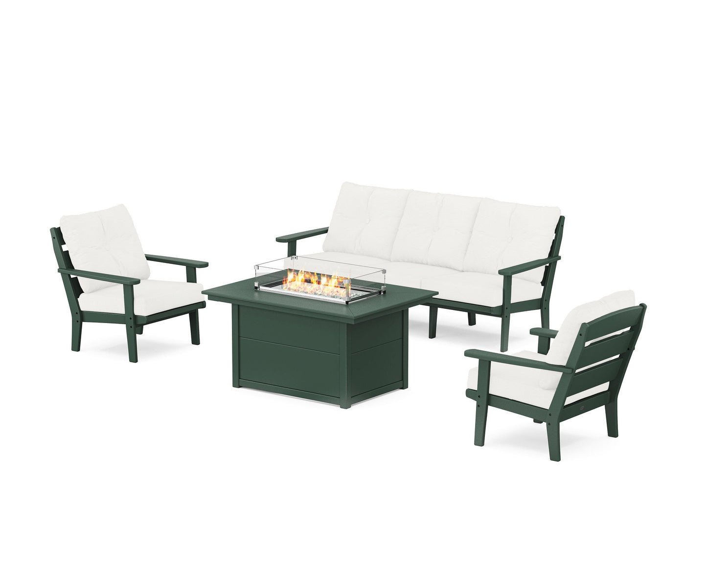 Lakeside Deep Seating Fire Pit Table Set