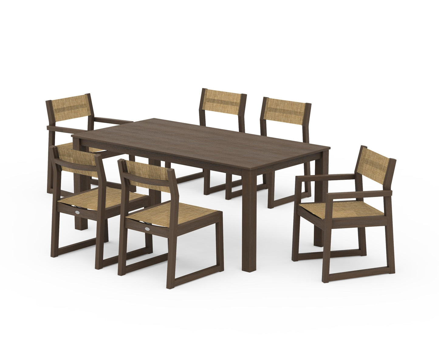 EDGE Sling 7-Piece Parsons Dining Set
