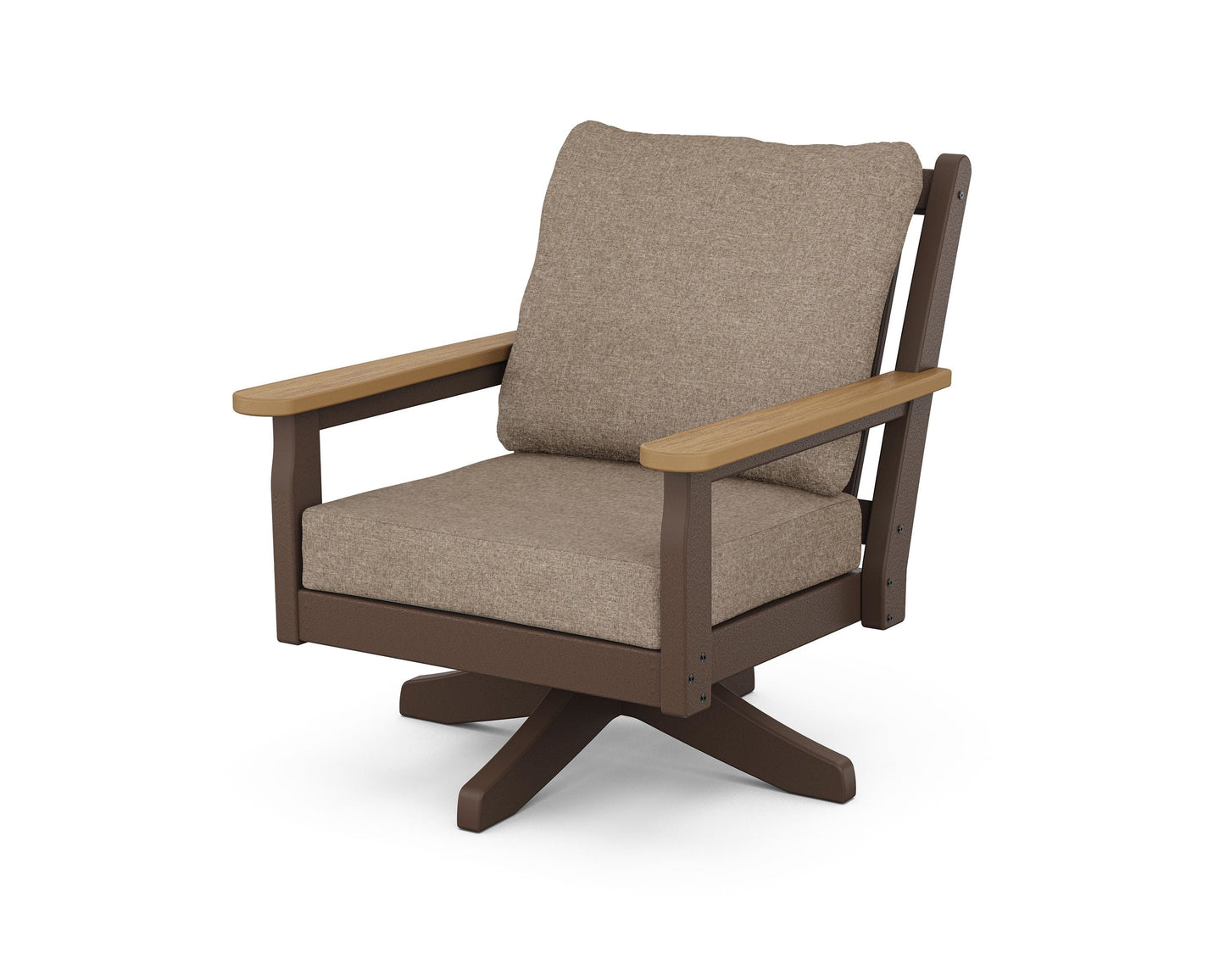 Chippendale Deep Seating Swivel Chair