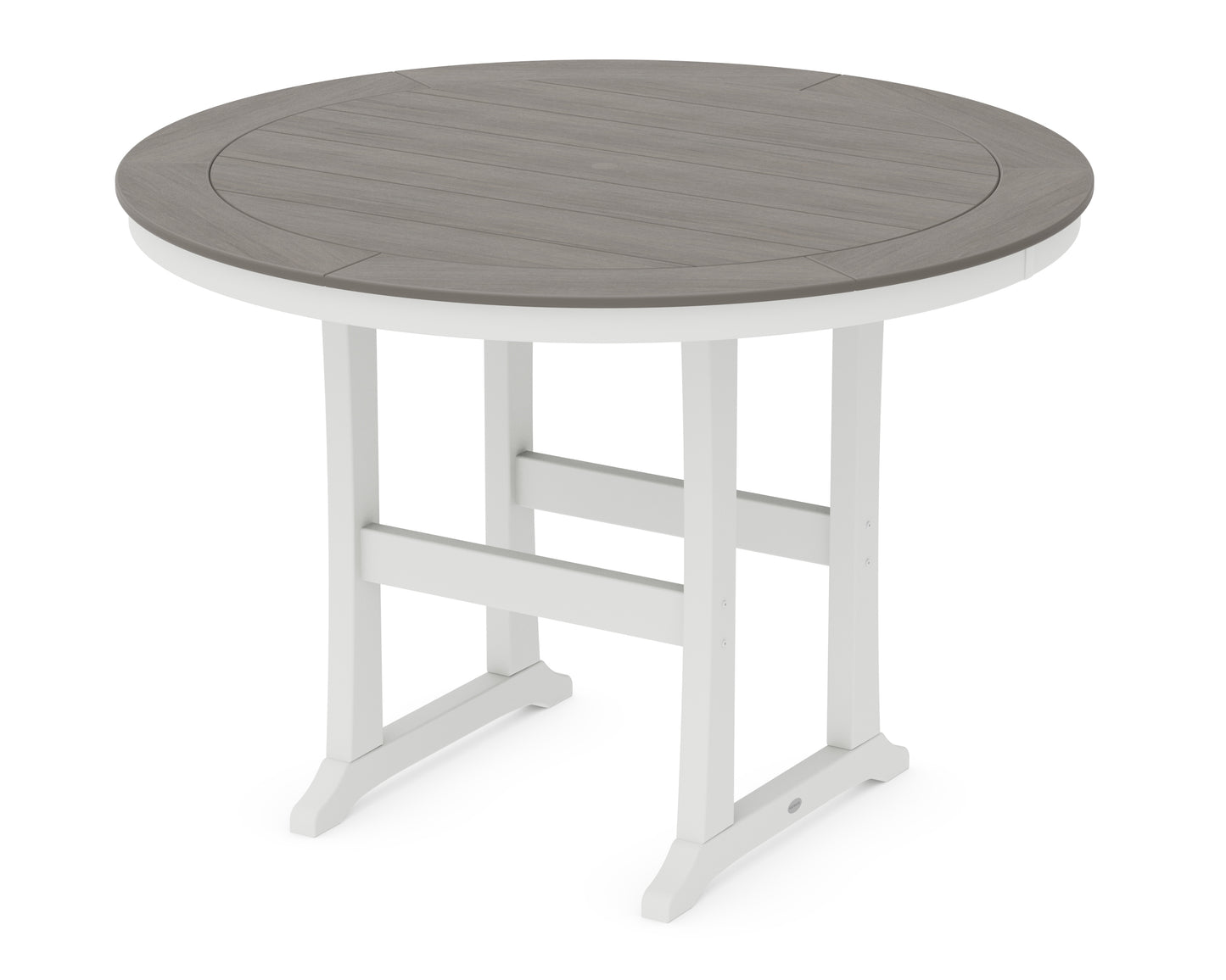 Nautical Trestle 60" Round Bar Table