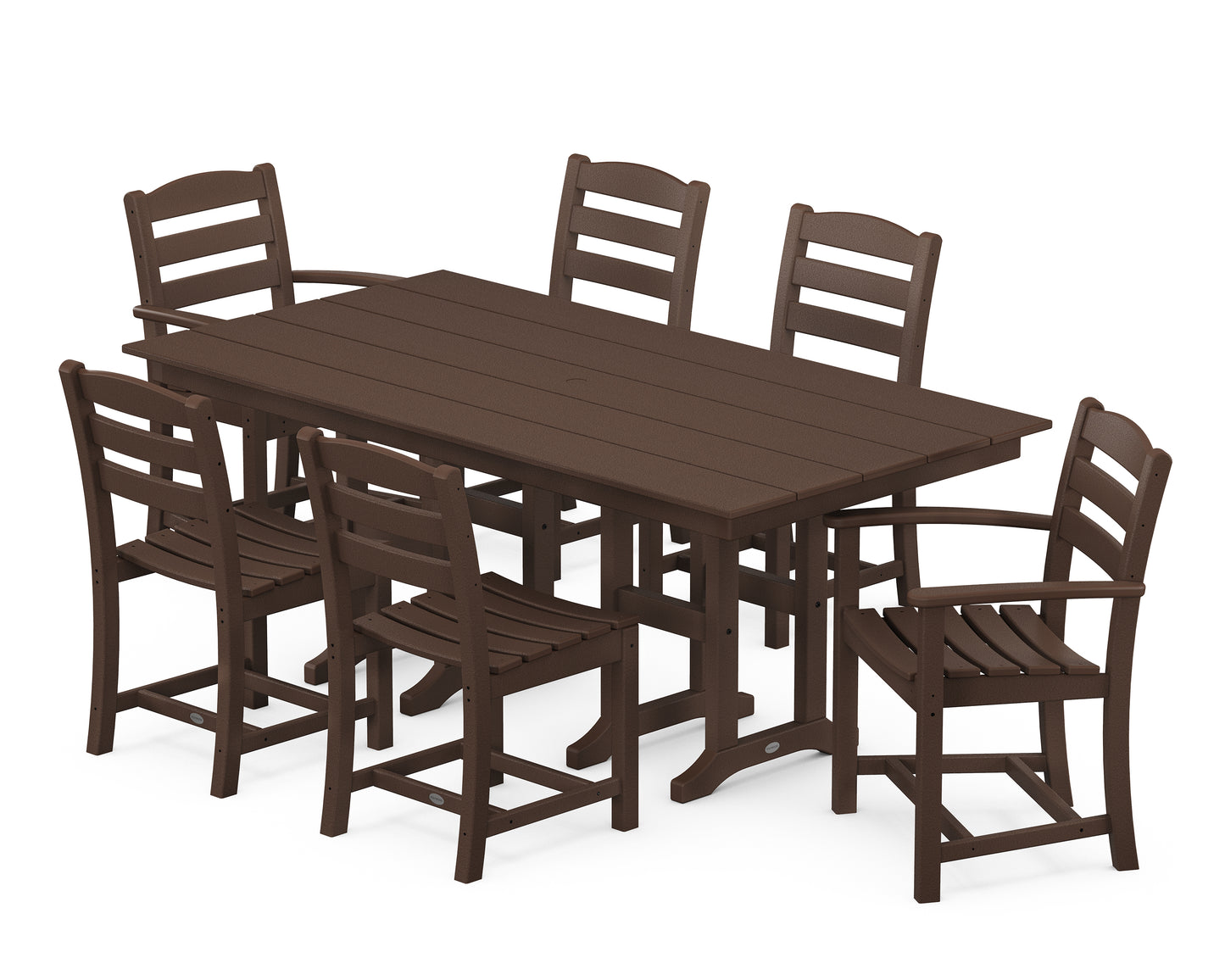 La Casa Caf‚ 7-Piece Farmhouse Dining Set