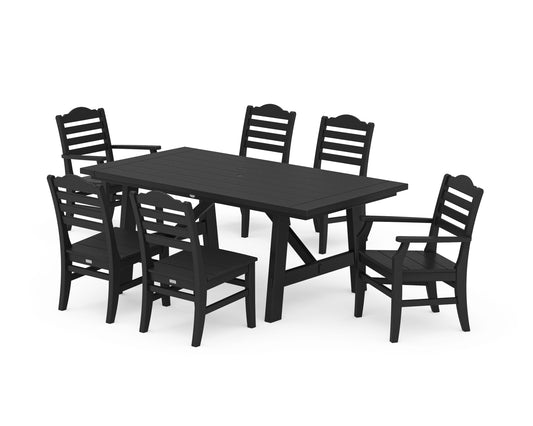 Savannah 7-Piece Rustic Farmhouse Dining Set