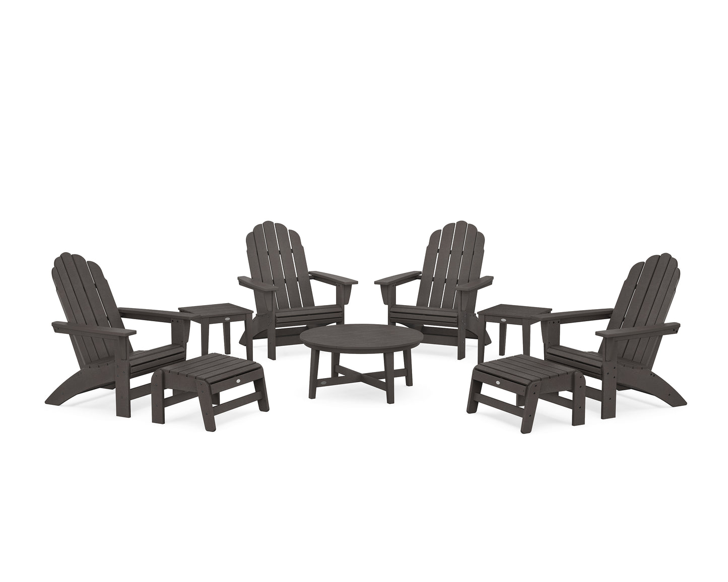 Vineyard Grand Adirondack 9-Piece Conversation Set