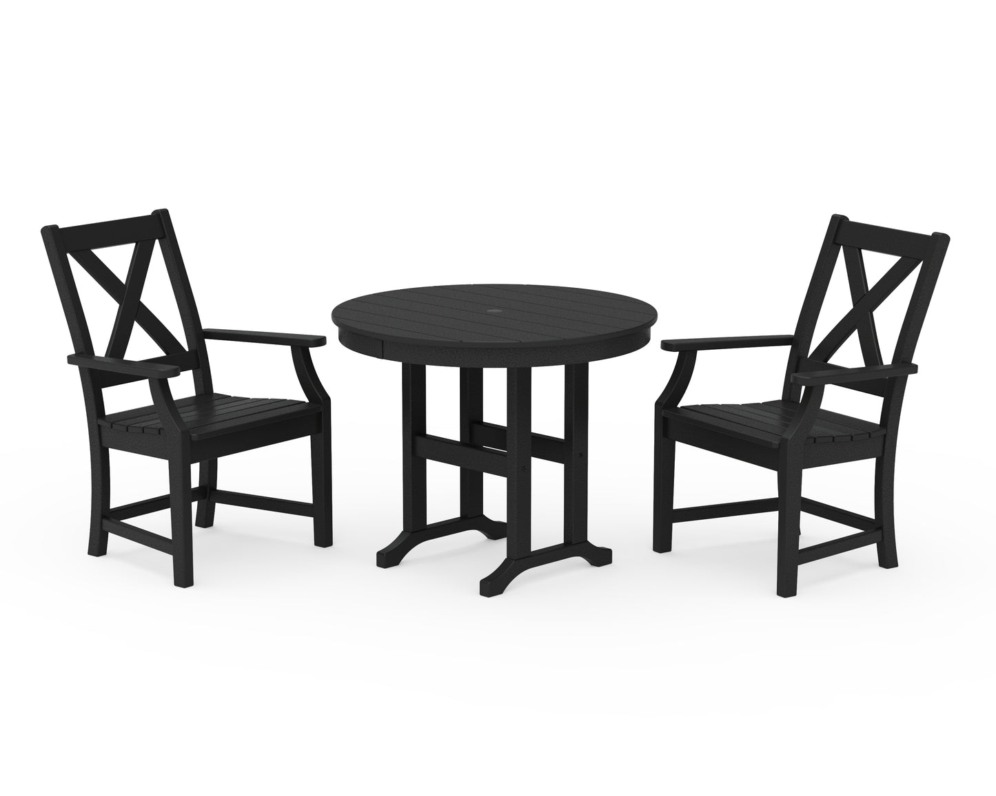 Braxton 3-Piece Round Dining Set