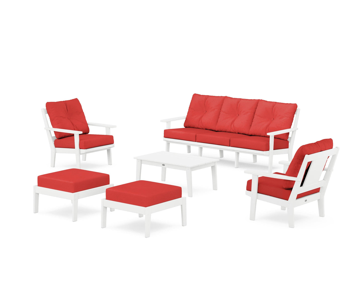 Prairie 6-Piece Lounge Sofa Set