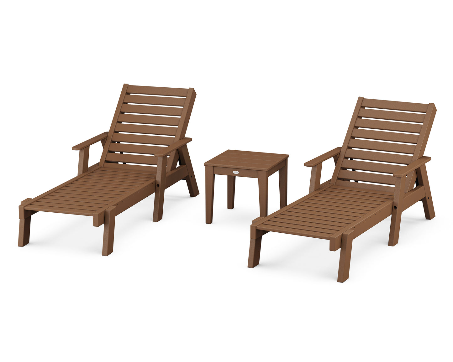 Captain Chaise 3-Piece Set with Arms