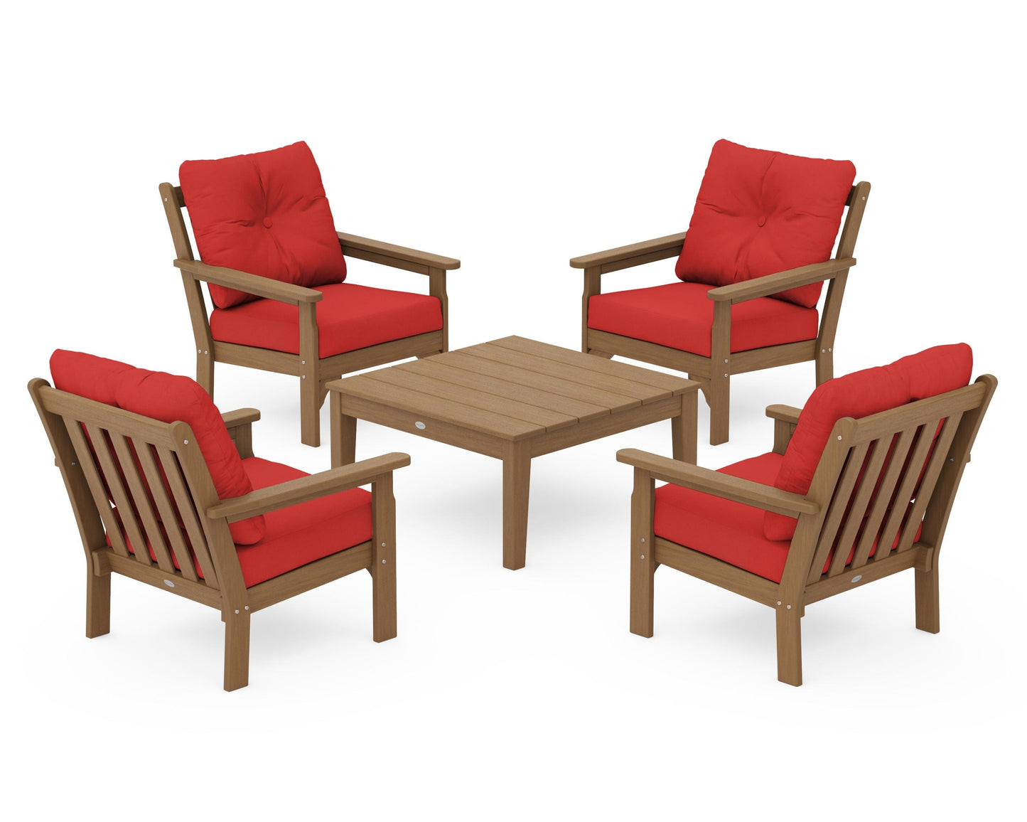 Vineyard 5-Piece Deep Seating Conversation Set