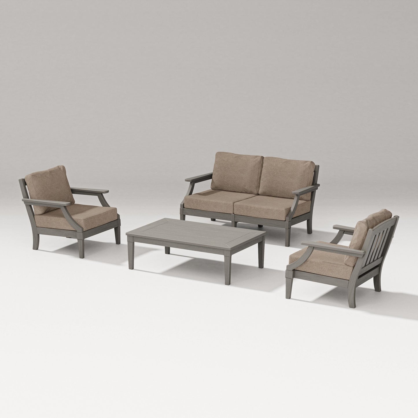 Estate Lounge 4-Piece Loveseat Set