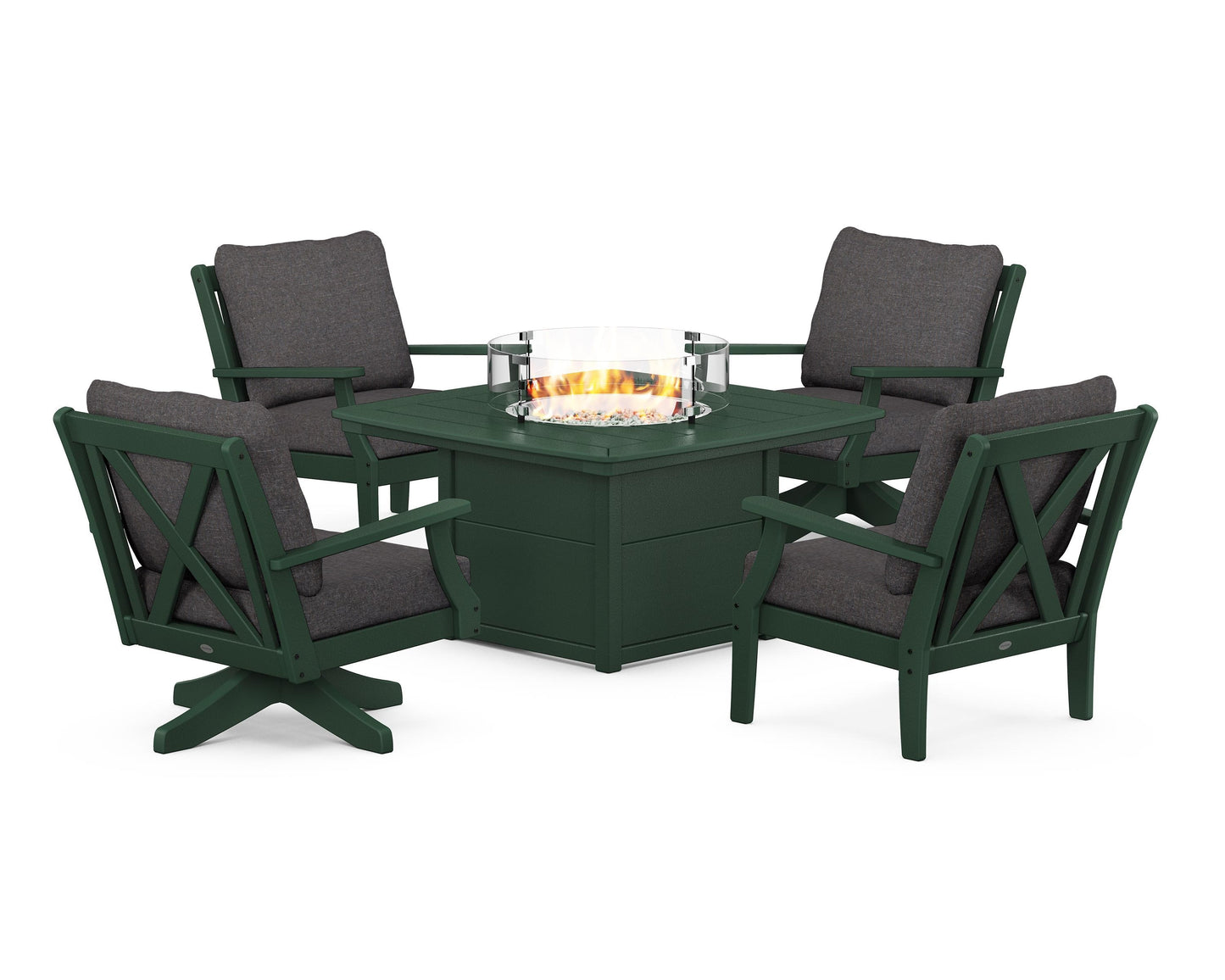 Braxton 5-Piece Deep Seating Set with Fire Table