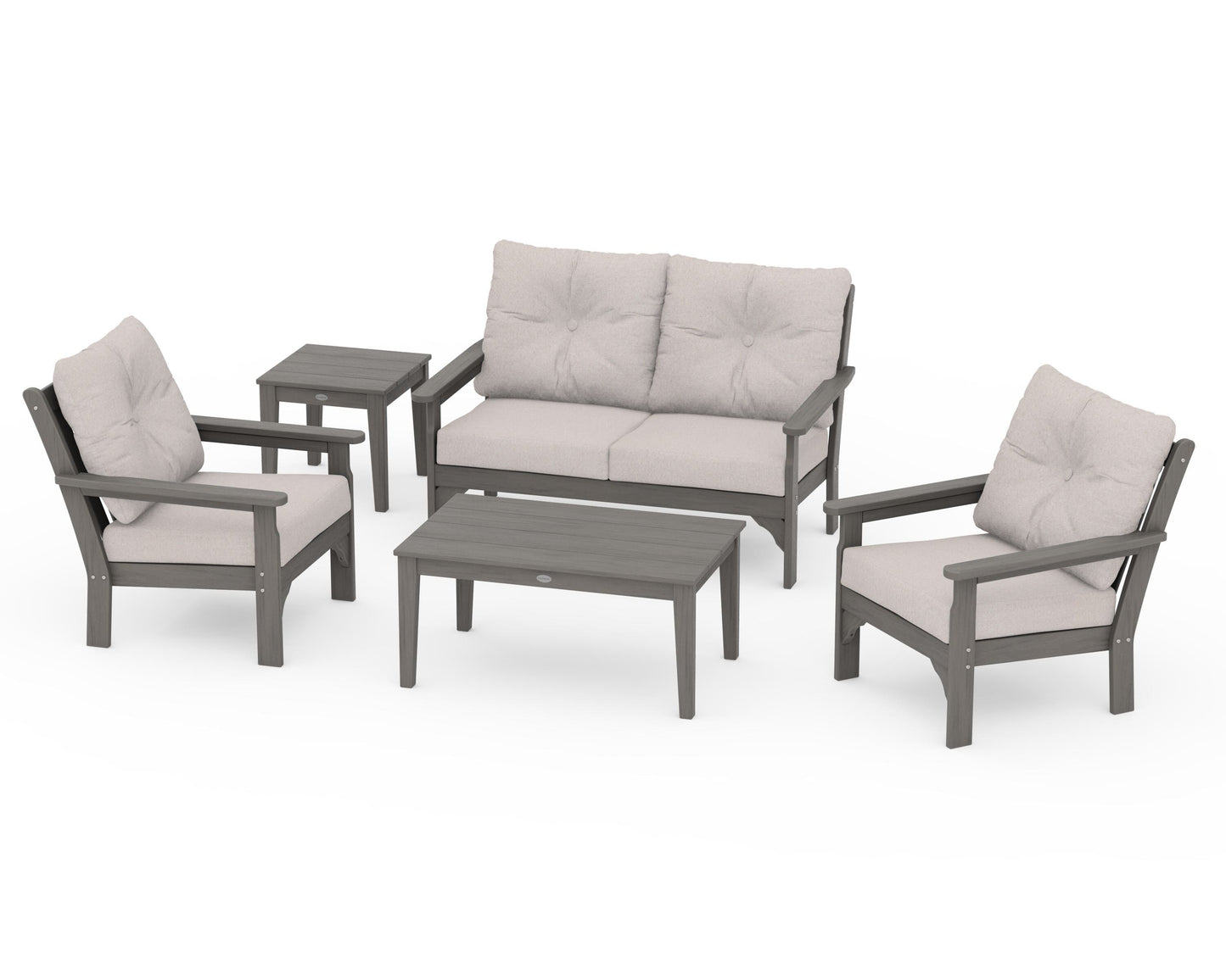 Vineyard 5-Piece Deep Seating Set
