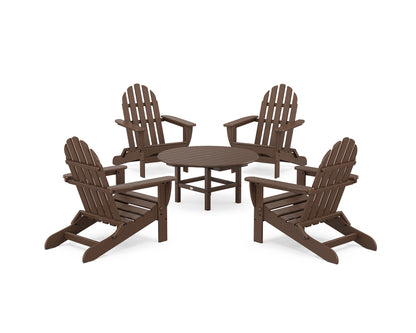 Classic Folding Adirondack 5-Piece Conversation Group
