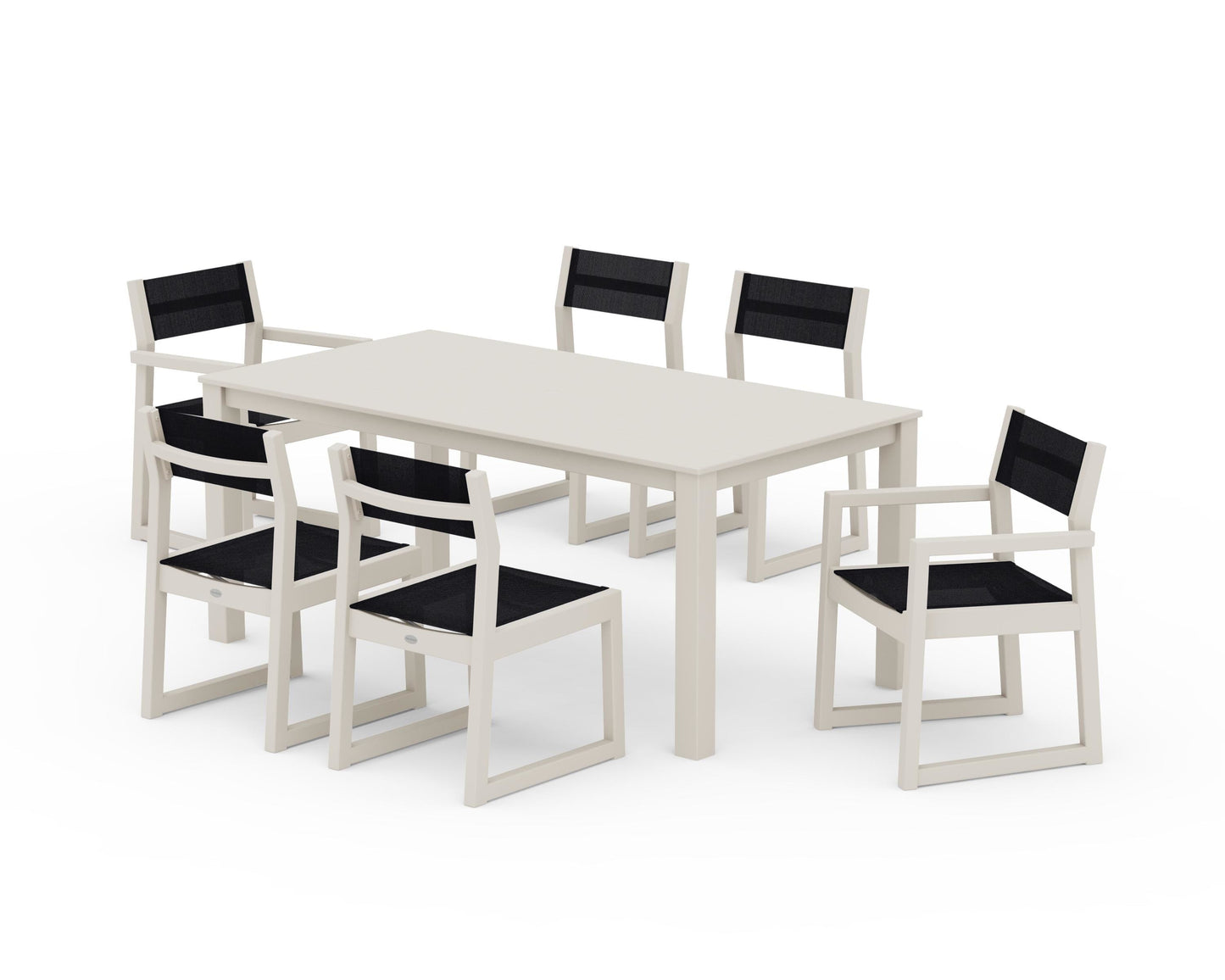 EDGE Sling 7-Piece Parsons Dining Set