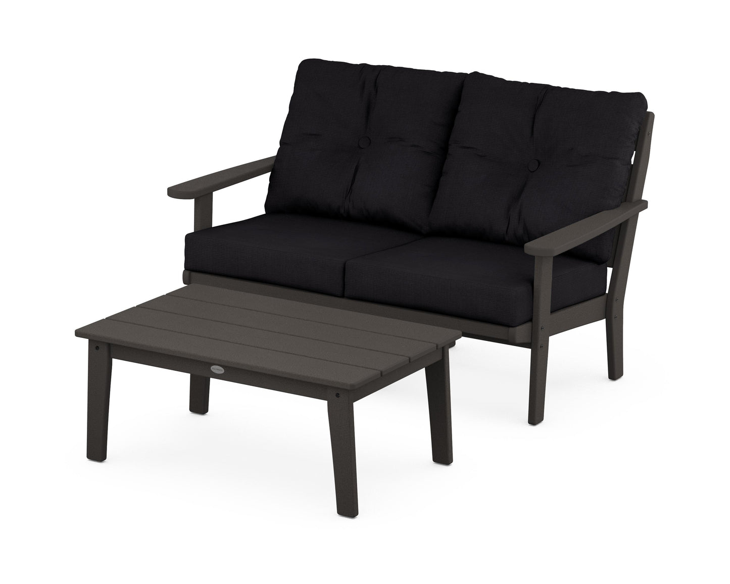 Lakeside 2-Piece Lounge Loveseat Set