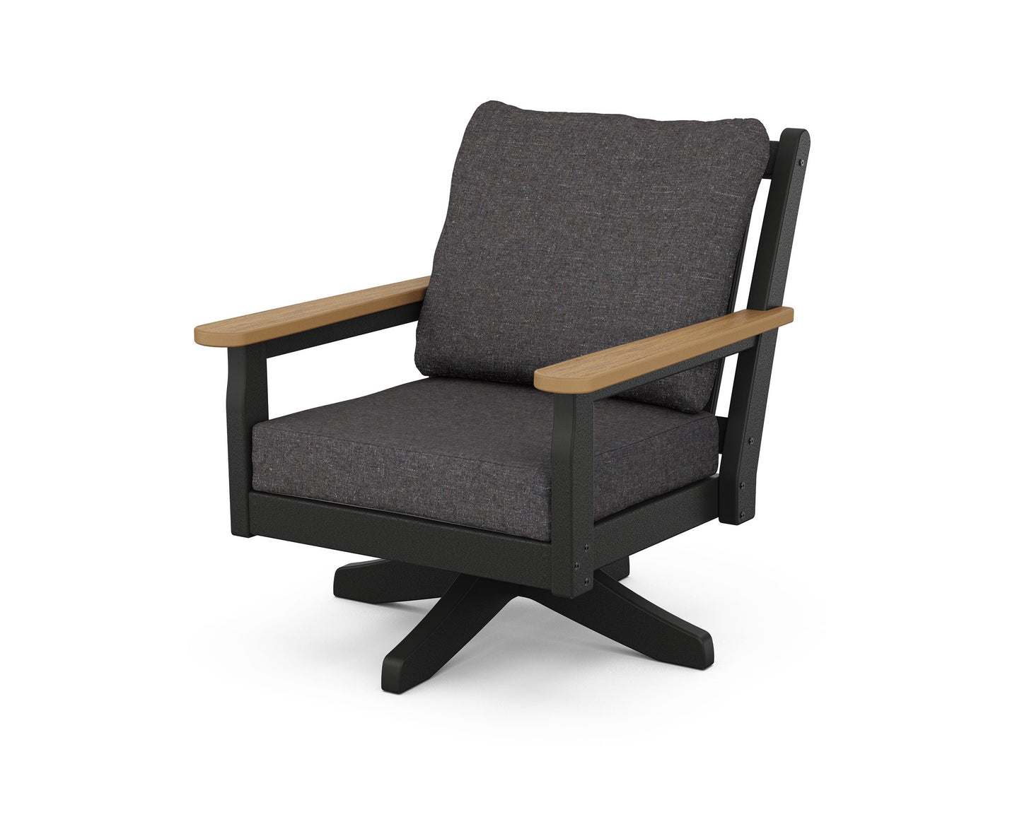 Chippendale Deep Seating Swivel Chair